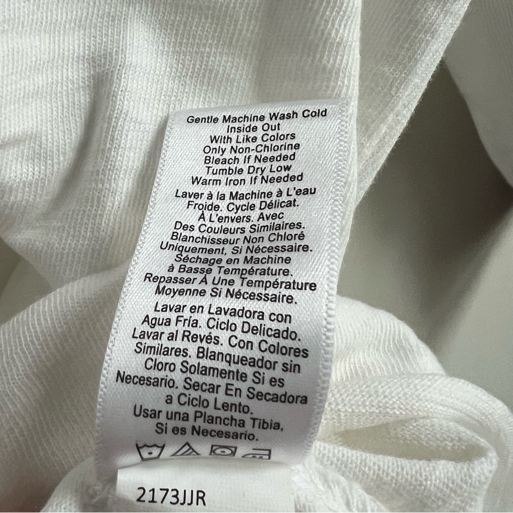 Nation LTD Jude Embroidered Smocked Ballon Sleeve V-neck White Top XS Patriotic - Picture 10 of 12